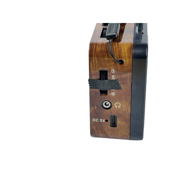 Акумуляторний радіоприймач з ліхтариком USB + батарейки