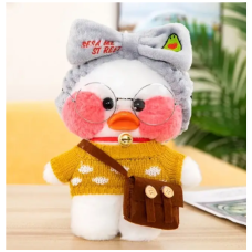 Уточка игрушка лалафан - Lalafanfan Белая