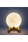 Нічник місяць 15 см на підставці Moon Lamp
