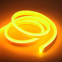 Гнучкий неон, неонова гнучка стрічка Neon 220 5 м Жовтий
