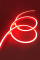 Гнучкий неон, неонова гнучка стрічка Neon 220 5 м Червоний