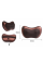 Масажер Massage pillow 8028 масажна подушка для будинку і авто коричнева