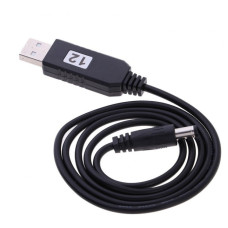 Кабель 12 В для роутера от USB, интернет от павербанка с преобразователем  USB-DC 5,5 мм