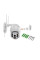 Вулична поворотна Wi-Fi IP-камера UKC Smart Camera V380 Q8 2.0 Mp з віддаленим доступом V380 Pro White/Біла